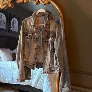 American Eagle Outfitters Light Blue Jean Jacket- vintage